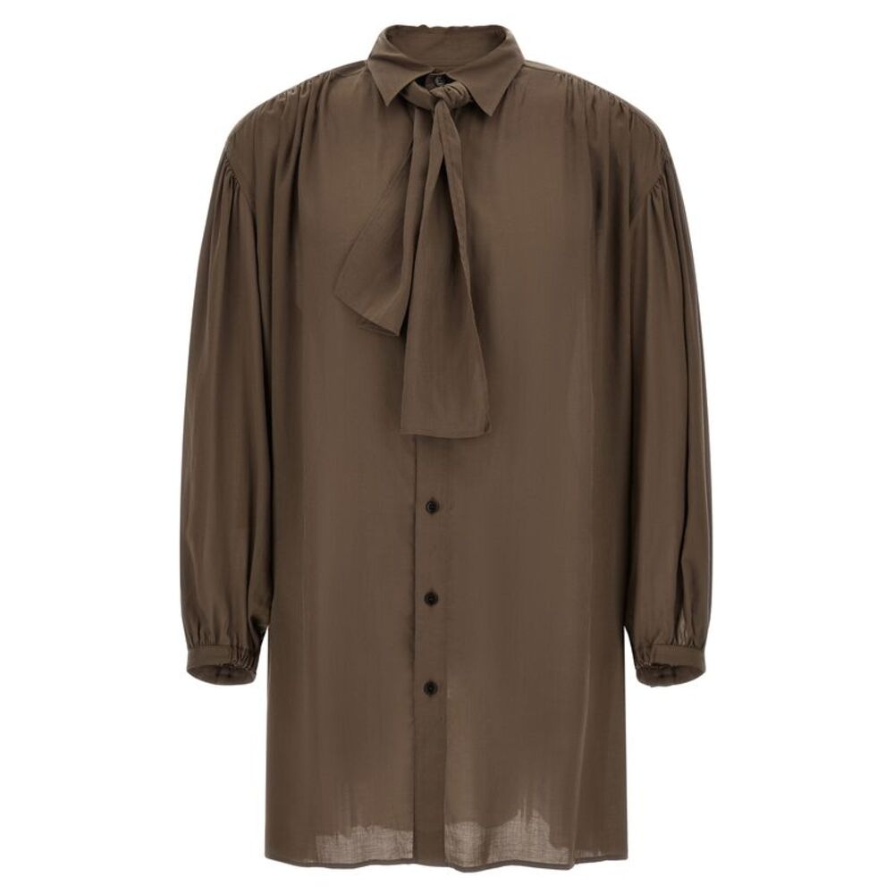 Yohji Yamamoto Men Shirt With Scarf